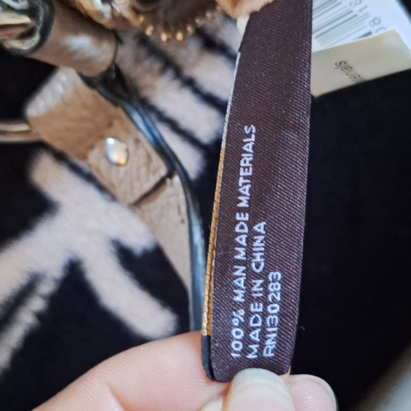 Dana Buchman Purse Faux Leather Handbag Multicolor Floral Shoulder Bag - Picture 14 of 14